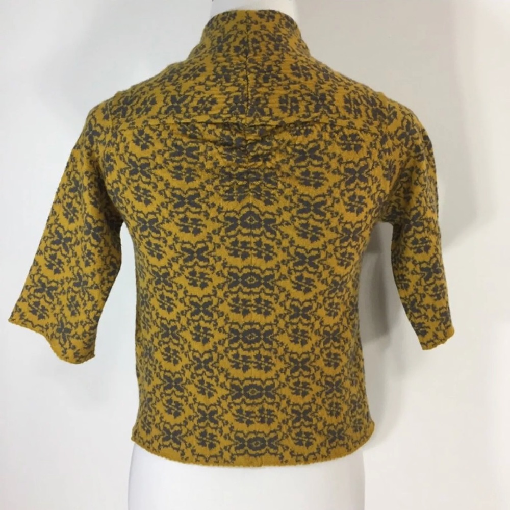 Yellow Anthropologie Sweater by Moth - Picture 4 of 4